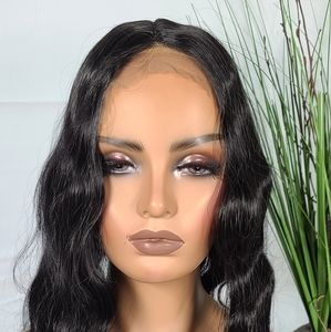 Synthetic lace front wig